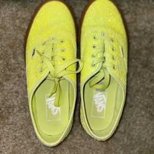 VERY‎ RARE✨ Vans Sparkle Glitter Neon Green/Yellow
